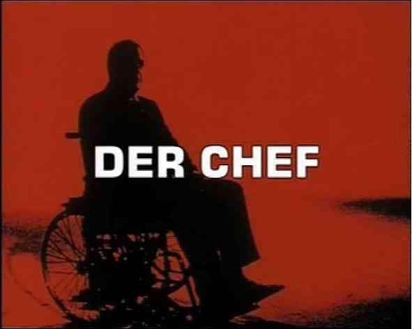 Bild von einem Mann im Rollstuhl , Überschrift: Chef