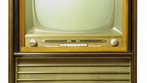 Grafik: Ein sehr altes Fersehgerät